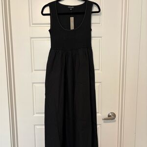 J. Crew Black Sleeveless Maxi Dress